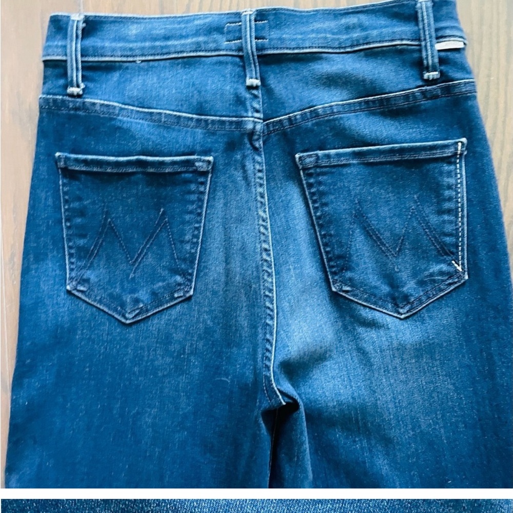MOTHER The Hustler Sidewinder High Rise Jeans in Tongue In Chic Size 28 - Picture 9 of 10